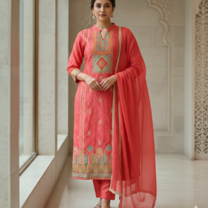 Ethnic Coral Charm
