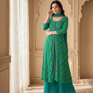 Green Stripe Elegance